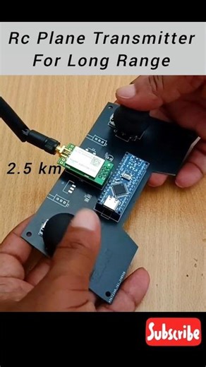 I have Built a long range Arduino Transmitter for Rc plane #shorts #rcplane #diy #viral