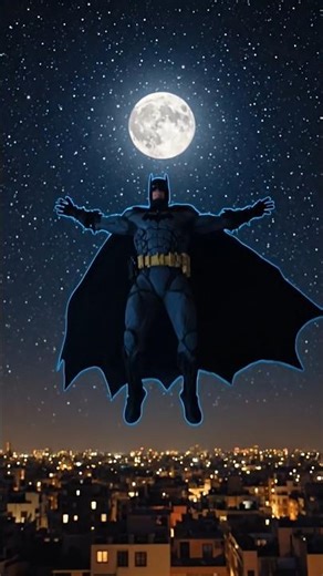 A Man Transforms Into Batman 😱🦇 | AI Transformation#shorts #batman #ai