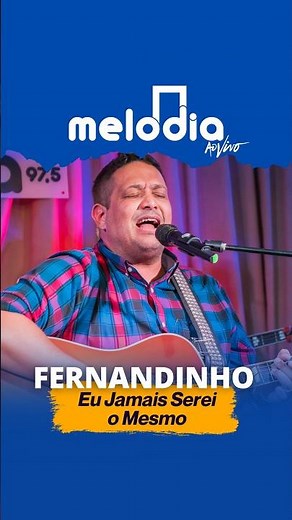 Fernandinho sings “Eu Jamais Serei o Mesmo” | Live Melody #Shorts