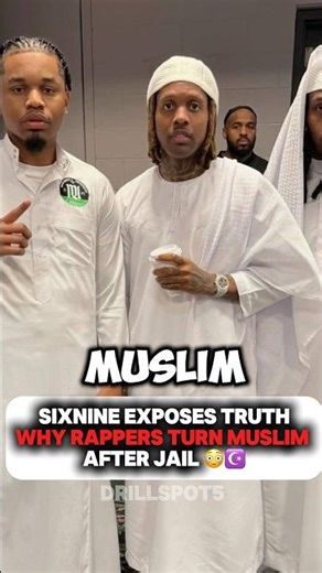 6ix9ine exposes why Rappers turn Muslim After Jail 😳☪️