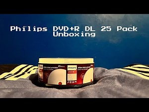 Philips DVD+R DL 25 Pack Unboxing