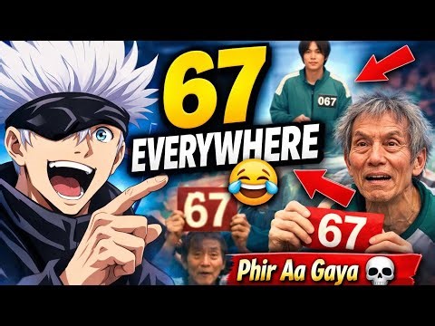 67 is Everywhere 😂 | Gojo | FF Funny Edit