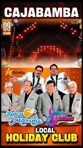 Agua Marina llega a Cajabamba - Evento Musical