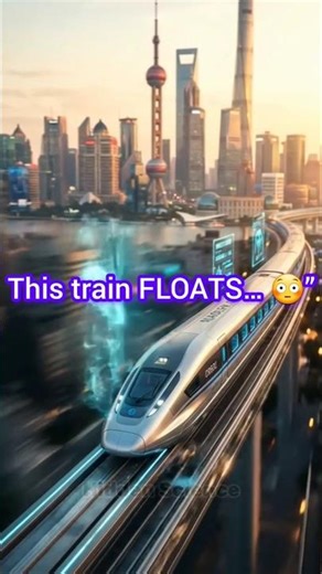 This Train Floats at 600 KM/H 😳 #whatif #facts #shorts