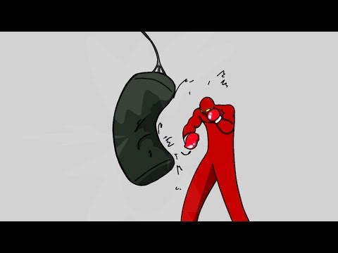Boxing Heavy Bag Training | FlipaClip Animation loop ASMR