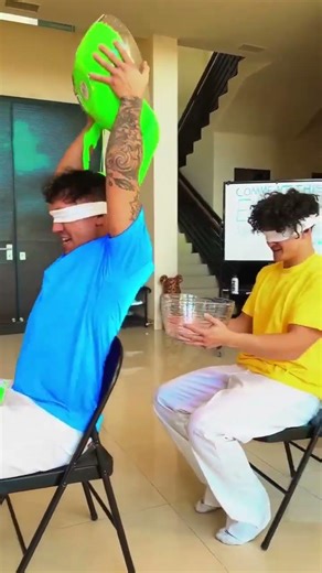 Pour Challenge with Green SLIME… IT WORKS!