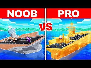 WORKING AIRCRAFT CARRIER Build Challenge in Minecraft!