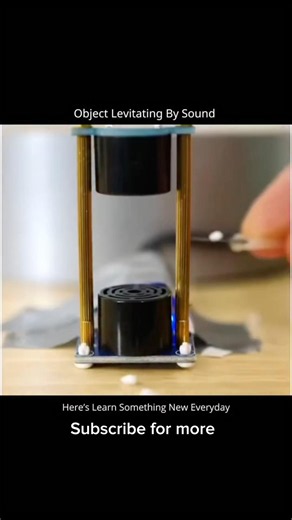 Object levitating By Sound #scienceexperiment #sciencefacts #shortsfeed