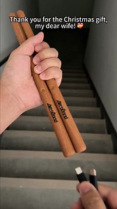 Thank you for the Christmas gift，my dear girlfriend！❤️#aeroband #pocketdrum #foryou #drum #pocketdrums #drumkit #drumshop #fypシ | Aeroband