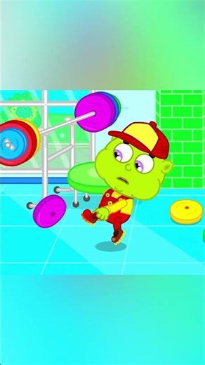 Indonesian Lion Family | Pig Bodybuilder | Children's Cartoon