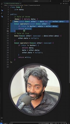 Rule of 3 5 and 0 In C++ #cppprogramming #programmingcourses