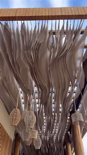 Reputa pro - branding & marketing on Instagram: "Genius design isn’t expensive… it’s emotional. This restaurant used moving fabric waves to turn a simple ceiling into an unforgettable experience. When people feel something, they stay longer, spend more, and come back again. That’s the power of smart design. Follow @reputapro for more ideas that turn spaces into stories. Comment “design” and I will send you full details of this genius idea! ##advertising #marketing #branding #business #brand #mar