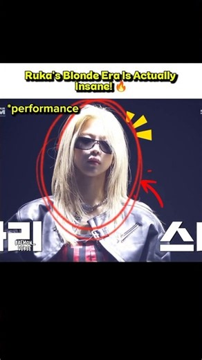 Ruka Blonde Era Is Actually Insane 🔥 #babymonster #ruka #worldtour #choom #shorts