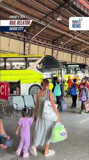 Mga pabalik sa kani-kanilang probinsya, dagsa na isang terminal sa Davao City | GMA Integrated News