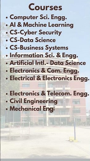 India's First Private Engineering College- BMSCE | Modern infrastructure, Top Courses