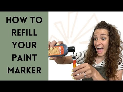How to Refill a Paint Marker - Step by Step Guide to Refilling a Molotow Paint Marker