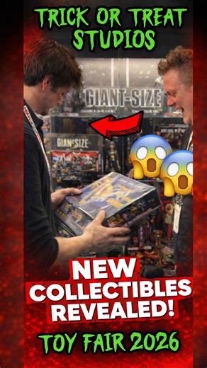 We’re at Toy Fair 2026 in New York City and you KNOW we had to stop by the Trick or Treat Studios booth! They’re showing off a TON of upcoming collectibles, horror gear, and brand new releases that collectors are going to be hunting down the second they drop. From iconic horror licenses to insane new sculpt work, this booth was packed with future grails. If you love horror collectibles, masks, props, figures, and Halloween culture, this is one of the BEST booths at Toy Fair every year — and 2026