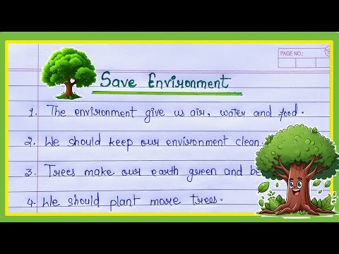Essay on Save Environment in English/Environment Essay in English Writing