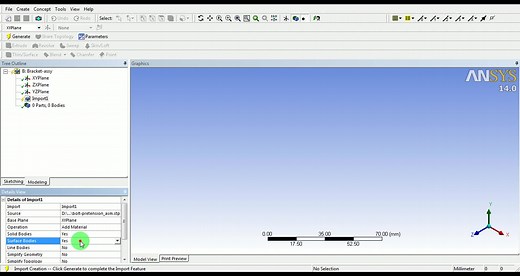 ANSYS Workbench Tutorial Video _ Bolt Pretension _ Contact Non Linear FE Analysi