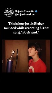 Justin Bieber recording Boyfriend