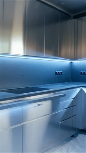 “Futuristic Gourmet Kitchen Transformation | High-Tech Luxury Renovation Time-Lapse”#LuxuryKitchen