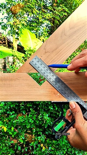 How to draw wood cutting lines 🪚🪵 #woodworking #woodscraft #carpentry #tools #diy #wood