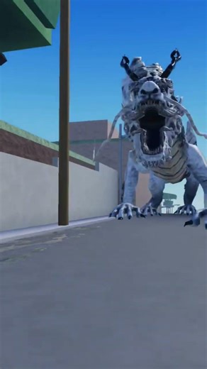 Dragon eats me and my friend #roblox