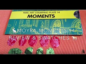 MOYRA Moments stamping plate 14 - Review & Swatches