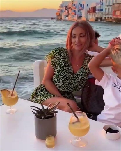 Eating at Mykonos' MOST Romantic Seaside Restaurant 🌅 | Greece Travel Shorts