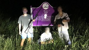 Fraternity members suspended over photo taken Emmett Till memorial