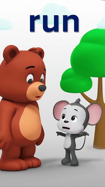 Kindergarten Sight Words: Run | ABCmouse #learning #education #sightwordsforkids #kindergarten