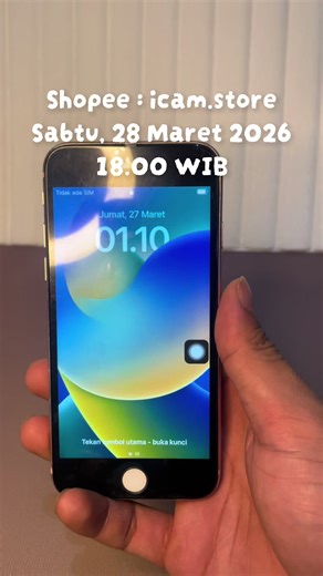 iPhone 8 | 64GB Inter IDR 979K Minus : -Smartfren terakhir dicoba bisa (belum coba yang lain, anggap wifi only) -Flash ga jalan -Kamera depan kadang nyala kadang ga, (lebih sering nyala di banding ganyala, kemungkinan connector nya ada yang longgar) -Home mati tapi fingerprint jalan -LCD Ganti -Housing ada yang retak sedikit -Lecet/Baret Pemakaian ~ BATCH 3 ~ #iphone #icamstore