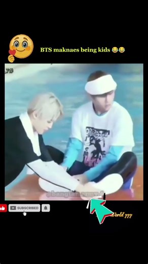 BTS maknaes being kids 😂😂#bts #hosek #btsarmy #bts_official_bighit