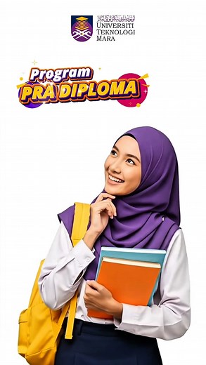 📢 "Berita baik korang! Permohonan Pra Diploma UiTM sesi Mac 2026 akan DIBUKA bermula 1 Nov 2025! Dah ready ke? Jangan terlepas peluang ni 💜 #𝐉𝐚𝐝𝐢𝐤𝐚𝐧𝐔𝐢𝐓𝐌𝐏𝐢𝐥𝐢𝐡𝐚𝐧𝐍𝐨𝟏 #𝐩𝐫𝐚𝐝𝐢𝐩𝐥𝐨𝐦𝐚𝐮𝐢𝐭𝐦 | Bahagian Pengambilan Pelajar UiTM