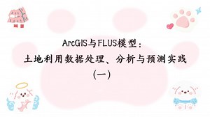 ArcGIS与FLUS模型：土地利用数据处理、分析与预测实践（一）