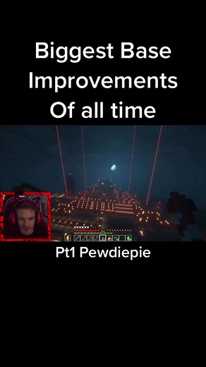 PewDiePie Hardcore Minecraft Base: Biggest Improvements and Mega Designs