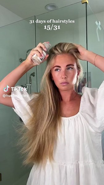 Love how this dutch double braid turned out🙌🏼👏🏼 #heatlesshair #heatlesshairstyles #31daysofhair #dutchbraid #doublebraid #bows #whitedress #backtoschoolhairstyles