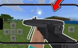 我的世界基岩版，BattleBlock Addon ，里面有超多的二战枪械，服装等，建模都非常不错！很适合联机来玩