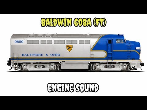 Engine Sound | Baldwin 608A (FT)