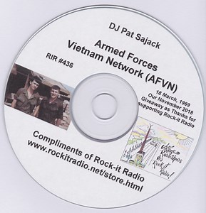 Pat Sajack - Armed Forces Vietnam Network (AFVN), Saigon, South Vietnam - 18 March 1969