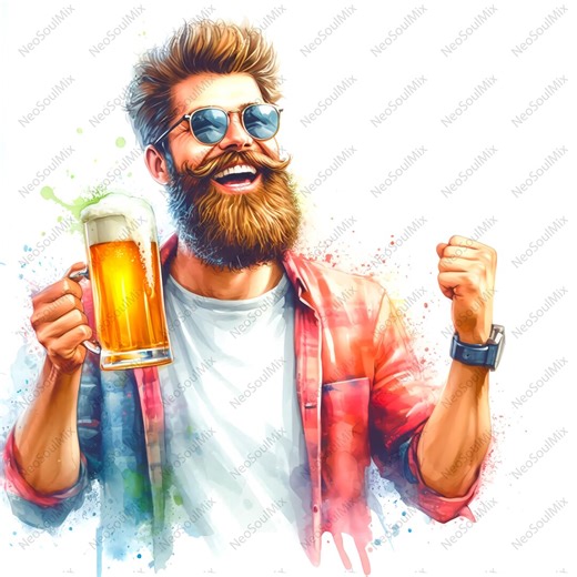 25 Quirky Birthday Clipart | Birthday Man Designs | High-quality JPG Files | Digital Download | Printables With Commercial License - Etsy