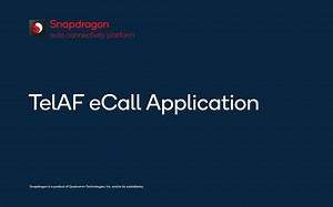 骁龙车联视频教程05—TelAF eCall应用