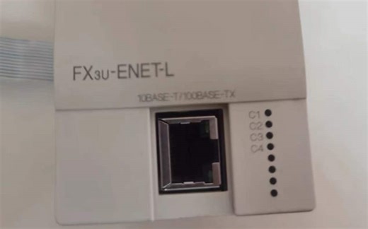 三菱PLC特殊以太网模块FX3U-ENET-L设置方法和通讯方式