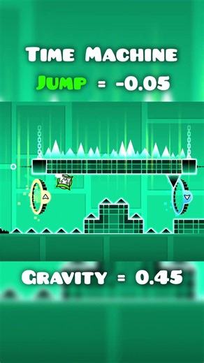 Time Machine Gravity Jump Modifiers #geometrydash