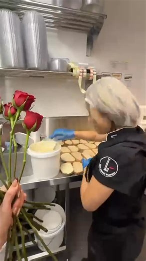 Le Bon Choix 👨‍🍳👩‍🍳 Boulangerie Patisserie on Instagram: "Our staff at Brickworks celebrating Valentine’s Day. 🥰"