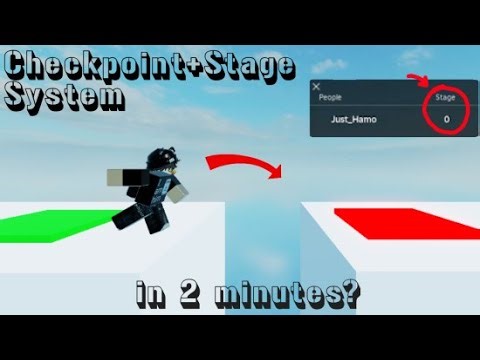 Checkpoint+Stage System tutorial (only 2 minutes!) | Roblox Studio