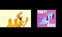 Mix of 2 videos from youtube : (Request #2) Cartoonmania Matthew Littlemore THE WATER!!!!! Sparta Party Hard Remix (Feat Red Bird)