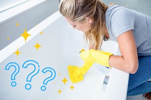 How to Clean an Enamel Bath