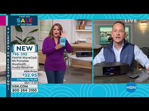 PAWW WaveCast RX Portable Bluetooth Audio Receiver