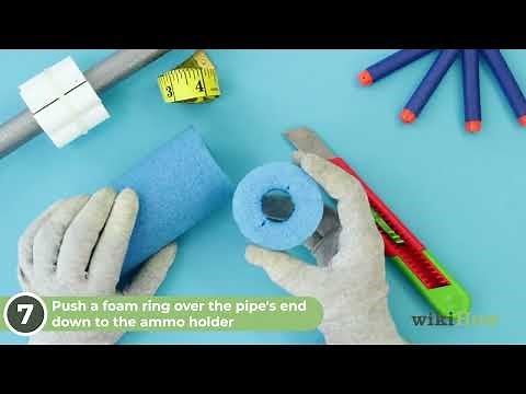 How to Make a Nerf Gun by Using Household Items to Create a PVC Blow Gun